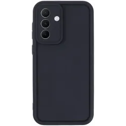 Phonesta Grooved Silikon Back Cover Hülle für Samsung Galaxy A56 - Schwarz