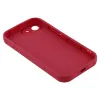 Phonesta Grooved Silikon Back Cover Hülle für Apple iPhone 17e/16e - Rot 6