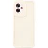 Phonesta Grooved Silikon Back Cover Hülle für Motorola Moto G55 - Beige
