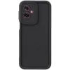 Phonesta Grooved Silikon Back Cover Hülle für Motorola Moto G55 - Schwarz