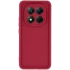 Phonesta Grooved Silikon Back Cover Hülle für Xiaomi Redmi Note 14 Pro 5G / Xiaomi Poco X7 - Rot