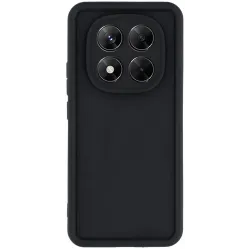 Phonesta Grooved Silikon Back Cover Hülle für Xiaomi Redmi Note 14 Pro 5G / Xiaomi Poco X7 - Schwarz