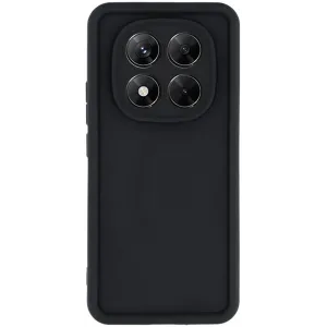 Phonesta Grooved Silikon Back Cover Hülle für Xiaomi Redmi Note 14 Pro 5G / Xiaomi Poco X7 - Schwarz
