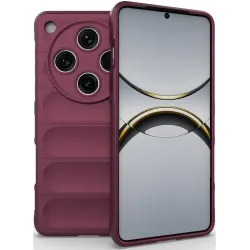 Phonesta GripShell Silikon Back Cover Hülle für Oppo Find X8 Pro - Bordeaux