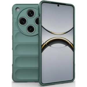 Phonesta GripShell Silikon Back Cover Hülle für Oppo Find X8 Pro - Dunkelgrün