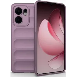 Phonesta GripShell Silikon Back Cover Hülle für Oppo Reno13 F 4G/5G / Reno13 FS 5G - Lila