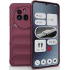 Phonesta GripShell Silikon Back Cover Hülle für Nothing Phone (3a) Pro - Bordeaux