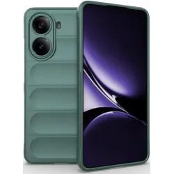 Phonesta GripShell Silikon Back Cover Hülle für Xiaomi Poco X7 Pro - Dunkelgrün