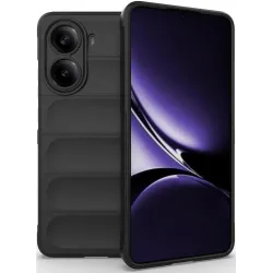 Phonesta GripShell Silikon Back Cover Hülle für Xiaomi Poco X7 Pro - Schwarz