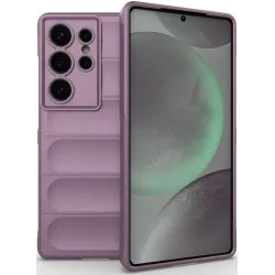 Phonesta GripShell Silikon Back Cover Hülle für Samsung Galaxy S25 Ultra - Lila