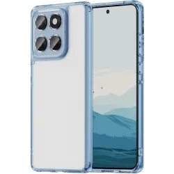 Phonesta HybridAir Back Cover Hülle für Motorola Edge 60 / Edge 60 Fusion - Blau