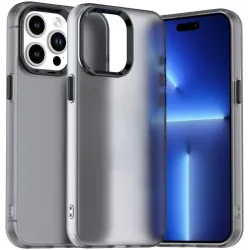 Phonesta HardFrost Back Cover Hülle für Apple iPhone 15 Pro - Mattschwarz