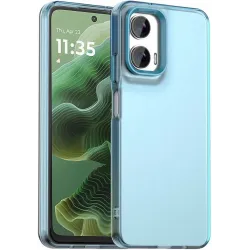 Phonesta HardFrost Back Cover Hülle für Motorola Moto G35 - Matt Blau