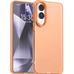 Phonesta HardFrost Back Cover Hülle für Samsung Galaxy S25 Edge - Matt Orange