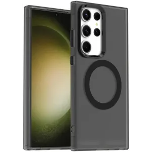 Phonesta HardFrost Back Cover Hülle mit MagSafe für Samsung Galaxy S23 Ultra - Mattschwarz