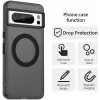 Phonesta HardFrost Back Cover Hülle mit MagSafe für Google Pixel 8 Pro - Mattschwarz 4