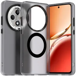 Phonesta HardFrost Back Cover Hülle mit MagSafe für Oppo Reno12 F/Reno12 FS - Mattschwarz