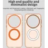 Phonesta HardFrost Back Cover Hülle mit MagSafe für Oppo Find X8 Pro - Matt Orange 6