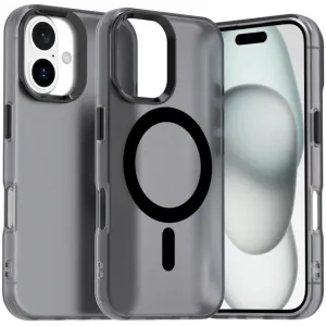 Phonesta HardFrost Back Cover Hülle mit MagSafe für Apple iPhone 16 Plus - Mattschwarz