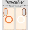 Phonesta HardFrost Back Cover Hülle mit MagSafe für Samsung Galaxy S25 Edge - Matt Orange 3