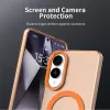 Phonesta HardFrost Back Cover Hülle mit MagSafe für Samsung Galaxy S25 Edge - Matt Orange 7