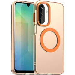 Phonesta HardFrost Back Cover Hülle mit MagSafe für Samsung Galaxy A17/A26 - Matt Orange