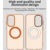 Phonesta HardFrost Back Cover Hülle mit MagSafe für Samsung Galaxy A36/A56 - Matt Orange 6
