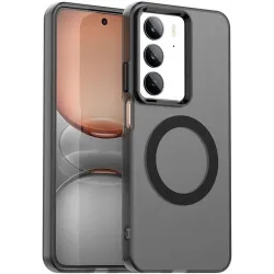 Phonesta HardFrost Back Cover Hülle mit MagSafe für Realme 14x / C75 - Mattschwarz