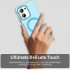 Phonesta HardFrost Back Cover Hülle mit MagSafe für Oppo Reno13 F 4G/5G / Reno13 FS 5G - Matt Blau 5
