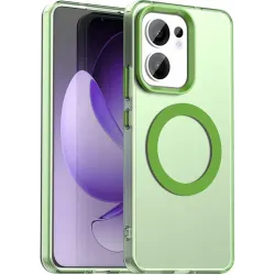 Phonesta HardFrost Back Cover Hülle mit MagSafe für Oppo Reno13 F 4G/5G / Reno13 FS 5G - Matt Grün