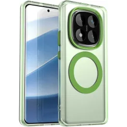 Phonesta HardFrost Back Cover Hülle mit MagSafe für Xiaomi Redmi Note 14 Pro 4G - Matt Grün