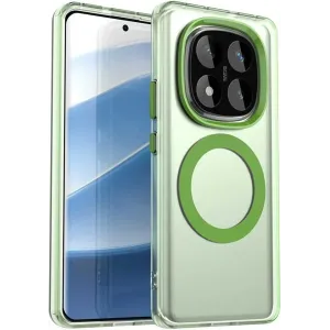 Phonesta HardFrost Back Cover Hülle mit MagSafe für Xiaomi Redmi Note 14 Pro 4G - Matt Grün