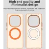 Phonesta HardFrost Back Cover Hülle mit MagSafe für Xiaomi Redmi Note 14 Pro 4G - Matt Orange 6