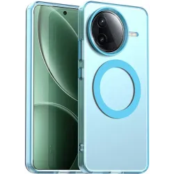 Phonesta HardFrost Back Cover Hülle mit MagSafe für Xiaomi Poco F7 Pro - Matt Blau