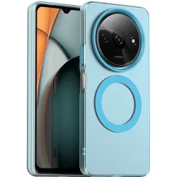 Phonesta HardFrost Back Cover Hülle mit MagSafe für Xiaomi Redmi A3 - Matt Blau