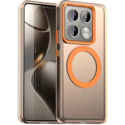 Phonesta HardFrost Back Cover Hülle mit MagSafe für Xiaomi 14T Pro - Matt Orange