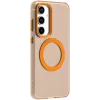 Phonesta HardFrost Back Cover Hülle mit MagSafe für Samsung Galaxy S25/S24 - Matt Orange 4