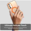Phonesta HardFrost Back Cover Hülle mit MagSafe für Samsung Galaxy A15 4G/5G - Matt Orange 5
