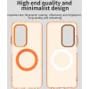 Phonesta HardFrost Back Cover Hülle mit MagSafe für Oppo A5/A5m - Matt Orange 3
