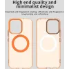 Phonesta HardFrost Back Cover Hülle mit MagSafe für Oppo Reno14 - Matt Orange 3