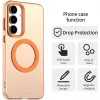 Phonesta HardFrost Back Cover Hülle mit MagSafe für Samsung Galaxy S25 FE - Matt Orange 5