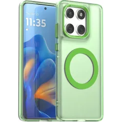 Phonesta HardFrost Back Cover Hülle mit MagSafe für Motorola Edge 60 / Edge 60 Fusion - Matt Grün