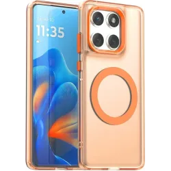 Phonesta HardFrost Back Cover Hülle mit MagSafe für Motorola Edge 60 / Edge 60 Fusion - Matt Orange