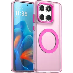 Phonesta HardFrost Back Cover Hülle mit MagSafe für Motorola Edge 60 / Edge 60 Fusion - Mattrosa