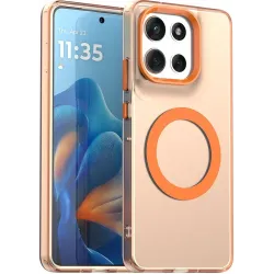 Phonesta HardFrost Back Cover Hülle mit MagSafe für Motorola Moto G86 - Matt Orange