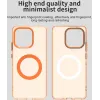 Phonesta HardFrost Back Cover Hülle mit MagSafe für Motorola Moto G86 - Matt Orange 3