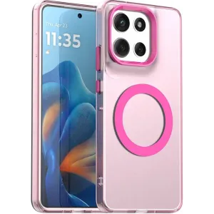 Phonesta HardFrost Back Cover Hülle mit MagSafe für Motorola Moto G86 - Mattrosa