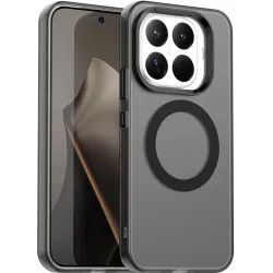 Phonesta HardFrost Back Cover Hülle mit MagSafe für Xiaomi 15T Pro - Mattschwarz