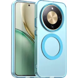 Phonesta HardFrost Back Cover Hülle mit MagSafe für HONOR Magic8 Lite - Matt Blau