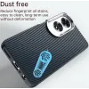 Phonesta IMD Carbon Fiber Back Cover Hülle für Oppo A60 - Dunkelblau 4